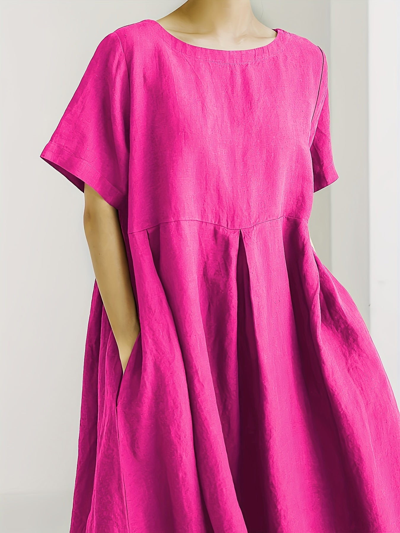 Vivid Hibiscus Dress