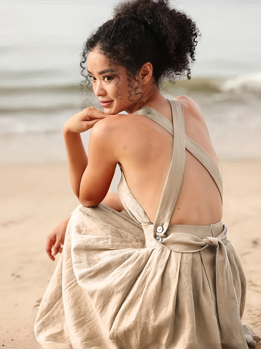 Neutral Muse Midi Dress