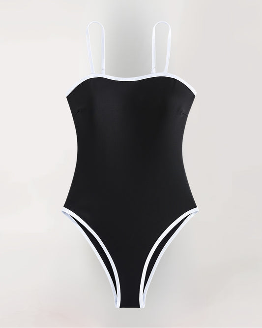 Classic Contrast One-Piece